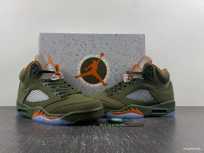 5 DD0587-308 Air Jordan Olive 0712